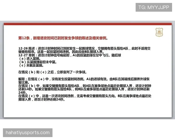 关于篮球进攻时间规则的具体规定与违例判罚标准全面解读